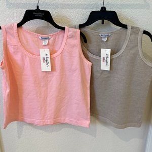 2 Pack Brand New  /  "Wise girl",  women and girls  tank Top